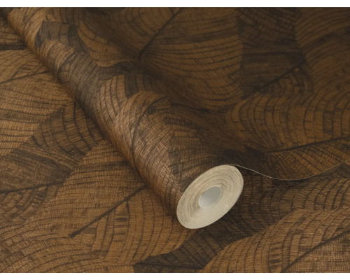 Tapetenrolle mit Holzstruktur