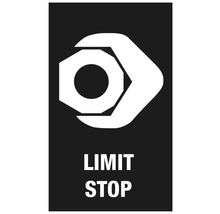 Symbol für Endanschlag