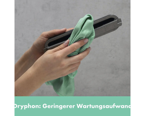 Fertigset Duschrinne hansgrohe RainDrain Match 555 mm schwarz 56036610 ohne Installationsset und den uBox Grundkörper