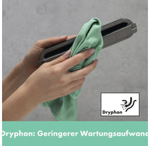 Fertigset Duschrinne hansgrohe RainDrain Match Plus 955 mm weiß matt 56217700 ohne Installationsset und den uBox Grundkörper