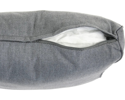 Graues Hundebett mit Reißverschluss
