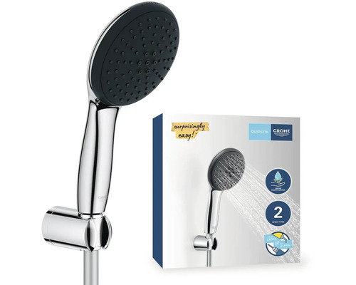 Grohe Handbrause mit zwei Strahlarten und Verpackung