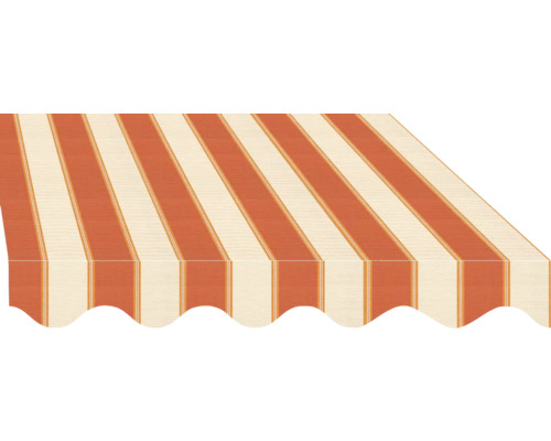 Markise mit Streifenmuster
