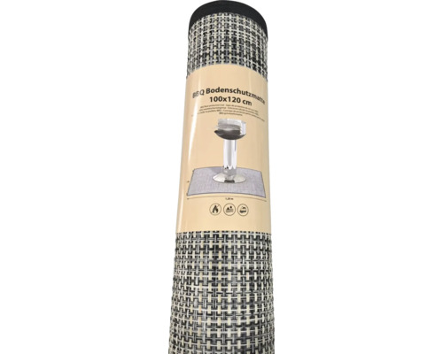 BBQ Bodenschutzmatte, 100 x 120 cm, zum Schutz vor Feuer, Wasser und Schmutz