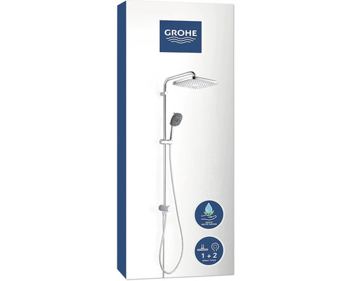 Grohe Duschsystem mit Kopfbrause und Handbrause