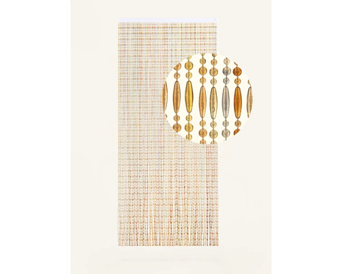 Dekorative Perlenvorhang mit Muster