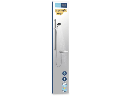 Grohe Duschsystem mit Thermostat und Handbrause