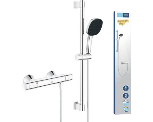 Grohe Duschsystem mit Thermostat und Handbrause