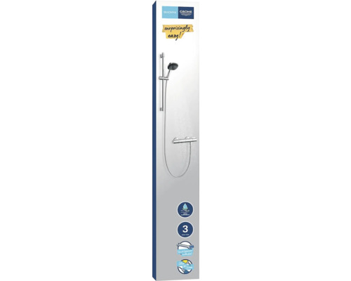 Grohe Duschsystem mit Brausestange und Thermostat
