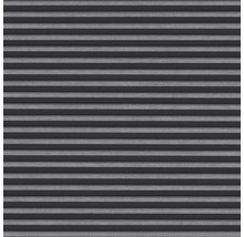 Nahaufnahme einer geschlossenen, horizontalen Jalousie zur Fensterdekoration