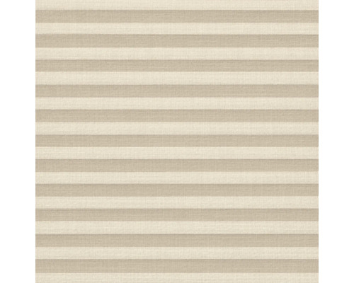 Nahaufnahme einer plissierten Fensterdekoration aus Stoff