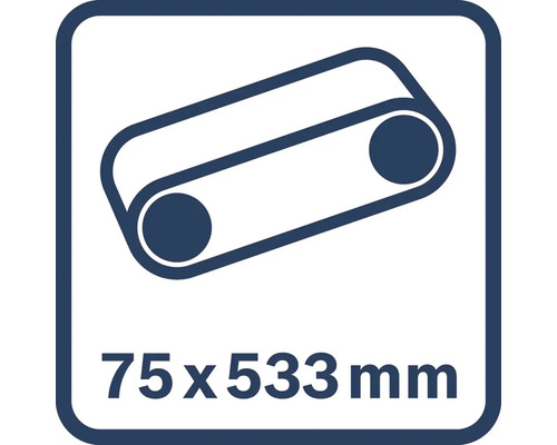 Schleifband, Größe 75 x 533 Millimeter