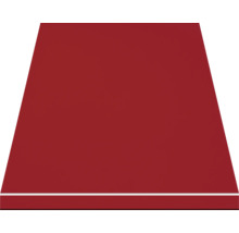 Kassettenmarkise 4x3 Stoffdessin 5836 (Berry) Gestell DB703 dunkelgrau Motor Rechts inkl.LED-Beleuchtung (Ausfallprofil),Fernbedienung