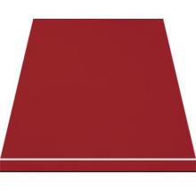 Kassettenmarkise 5x3 Stoffdessin 5836 (Berry) Gestell DB703 dunkelgrau Motor Rechts inkl.LED-Beleuchtung (Ausfallprofil),Fernbedienung