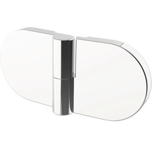Nische mit Drehfalttür SCHULTE Garant 2.0 120 cm Profil chrom Klarglas Türanschlag links