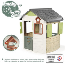 Smoby Life Spielhaus aus Kunststoff mit Fensterläden und Tür