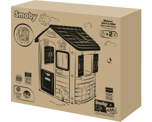 Verpackungskarton für Smoby Maison Jura Lodge Spielhaus