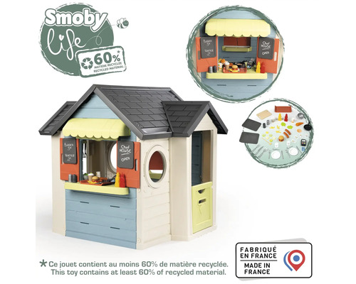 Smoby Life Spielhaus mit Imbissstand und Zubehör