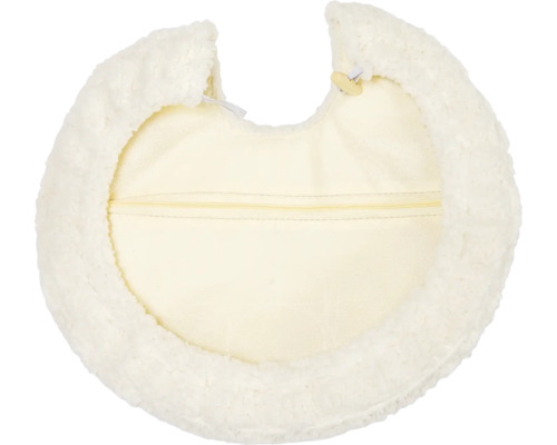 Toilettensitzauflage mit Fellbezug