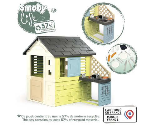 Smoby Spielhaus mit Küche und Zubehör