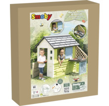 Verpackung des Smoby Maison Pretty & Cuisine Spielhauses mit Zubehör