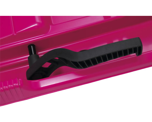 Detailansicht eines Schlittens mit Bremse