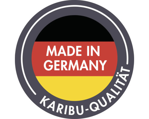 Hergestellt in Deutschland Karibu Qualität Siegel
