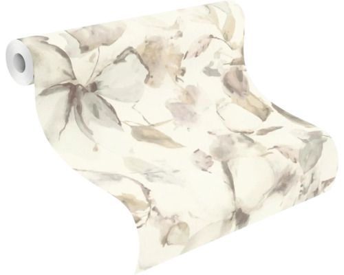 Tapetenrolle mit floralem Muster