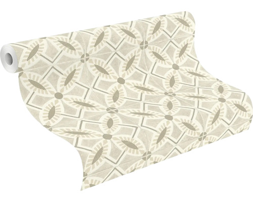 Tapetenrolle mit geometrischem Muster