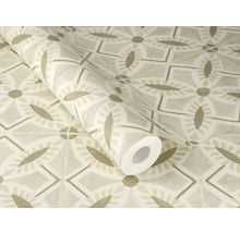 Tapetenrolle mit geometrischem Muster