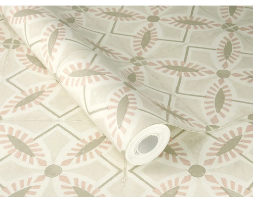 Tapetenrolle mit geometrischem Muster