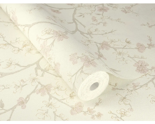 Tapetenrolle mit Blütenmuster