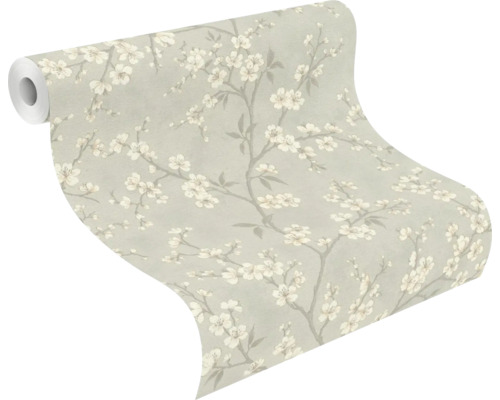 Tapetenrolle mit Blütenmuster