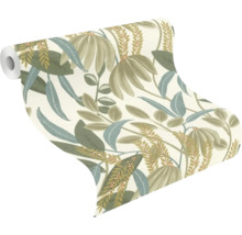 Tapetenrolle mit floralem Muster