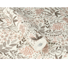 Tapetenrolle mit Blumenmuster