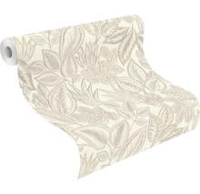 Tapetenrolle mit Pflanzenmuster