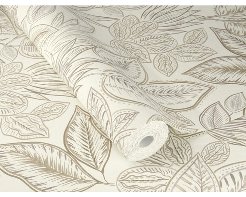 Tapetenrolle mit floralem Muster