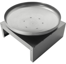 Feuerstelle aus Metall mit Ständer
