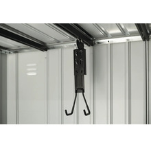 Fahrradgarage WESTMANN Velos 1 inkl. Boden 133 x 222 x 151 cm schwarz