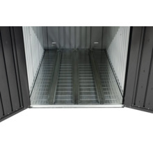 Fahrradgarage WESTMANN Velos 1 inkl. Boden 133 x 222 x 151 cm schwarz