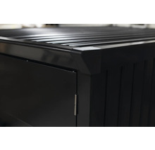 Fahrradgarage WESTMANN Velos 2 ohne Boden 133 x 222 x 151 cm schwarz