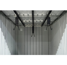 Fahrradgarage WESTMANN Velos 2 ohne Boden 133 x 222 x 151 cm schwarz