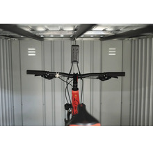 Fahrradgarage WESTMANN Velos 2 ohne Boden 133 x 222 x 151 cm schwarz