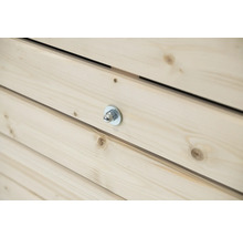Hochbeet klassisch WESTMANN Asket L 130 x 70 x 90 cm natur