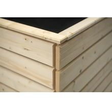 Hochbeet klassisch WESTMANN Asket XL 160 x 70 x 90 cm natur