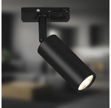 Schwarzer LED-Strahler für Schienensysteme