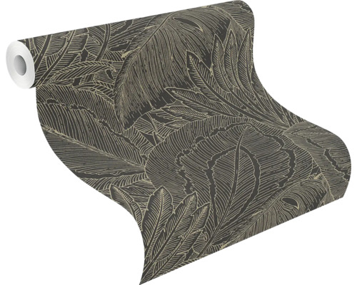 Tapetenrolle mit Blattmuster