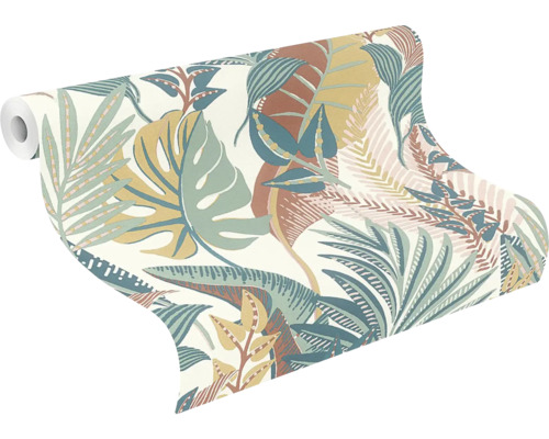 Rolle mit tropischer Blätter Tapete