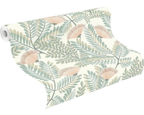 Tapetenrolle mit floralem Muster