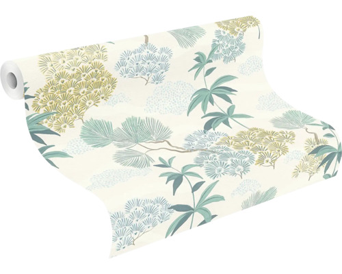 Tapetenrolle mit Pflanzenmuster
